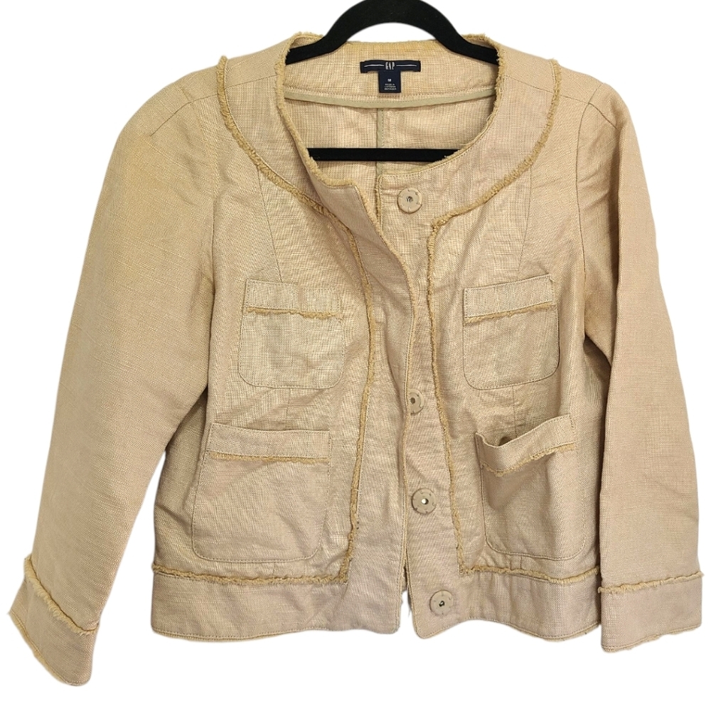 GAP Tan Metallic‎ Lady Jacket M